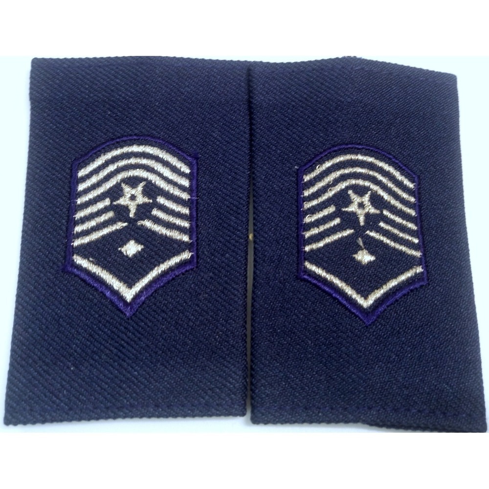 2 New US Air Force Senior Master Sergeant Shoulder Marks Female Small Epaulettes
